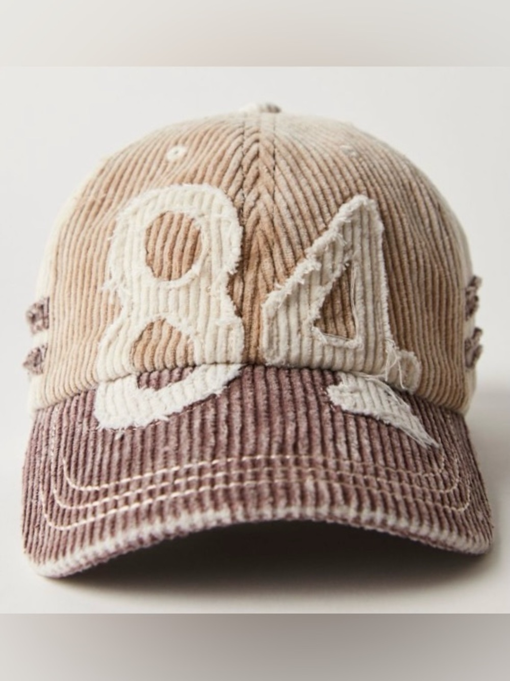 FP Movement by Free People ~ Hollie Varsity Baseball Hat ~ Ivory ~ NWT ** - Picture 9 of 13